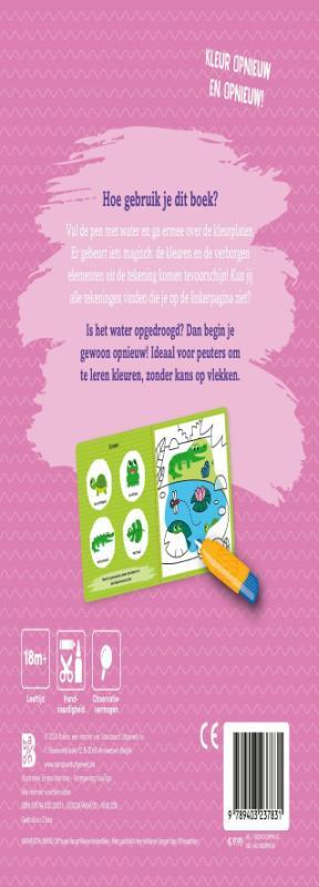 Kleuren met water voor de kleintjes