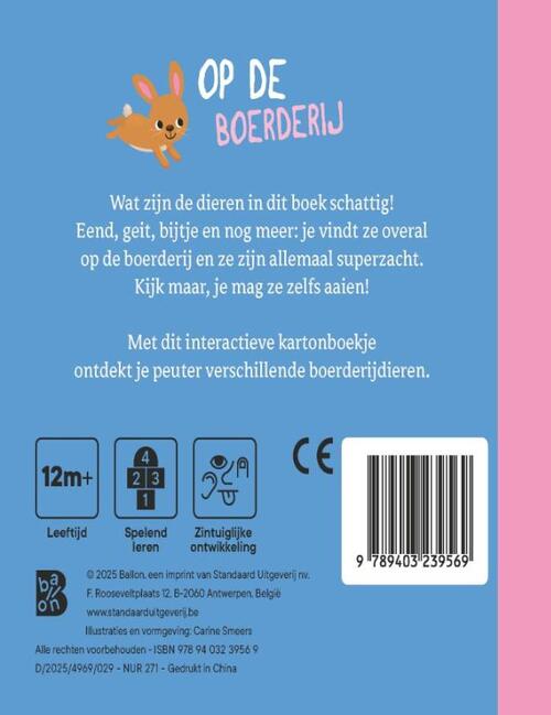 Mijn eerste voelboekje: Op de boerderij