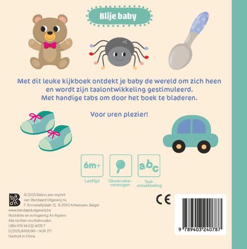 Blije baby: Mijn eerste woordjes (met index)