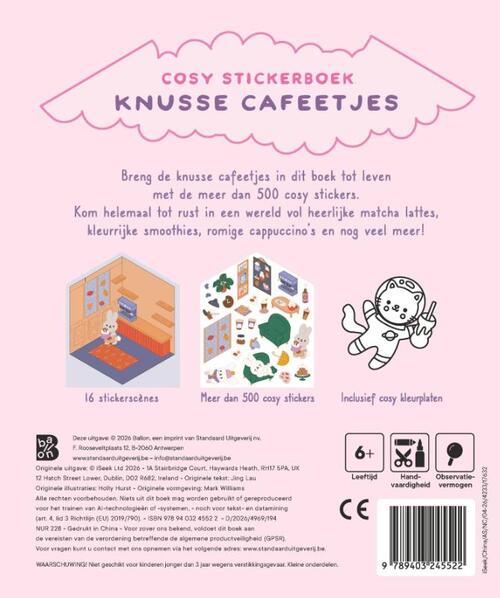 Cosy stickerboek: Knusse cafeetjes
