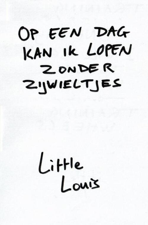Op een dag kan ik lopen zonder zijwieltjes