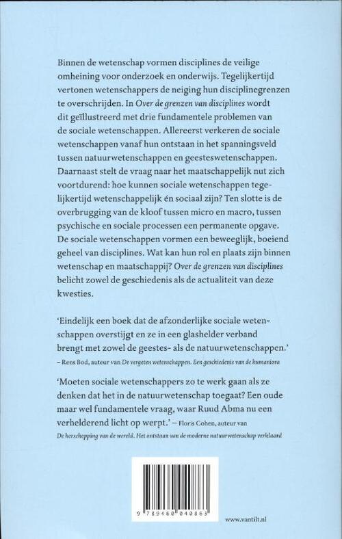 Over de grenzen van disciplines