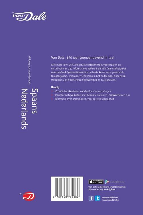 Van Dale Middelgroot woordenboek Spaans-Nederlands