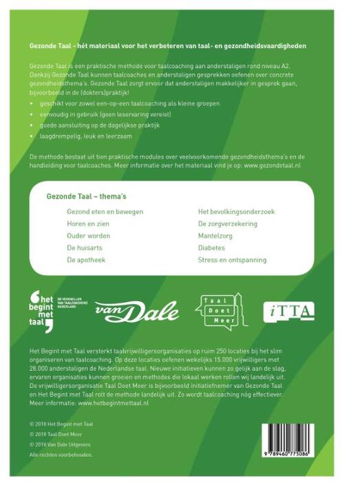 Gezonde Taal Gezond eten en bewegen