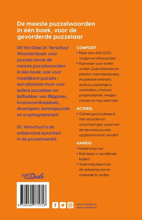 Van Dale Woordenboek voor puzzels - Groot