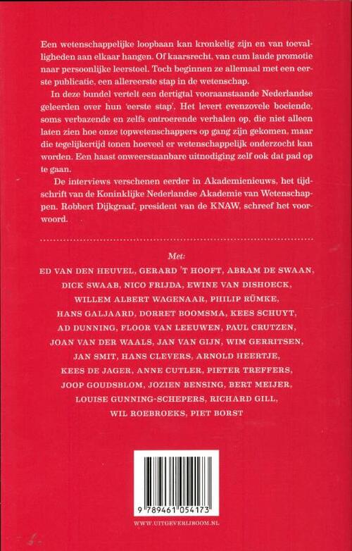 De eerste stap in de wetenschap