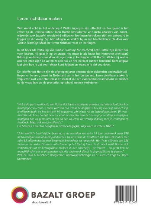 Leren zichtbaar maken