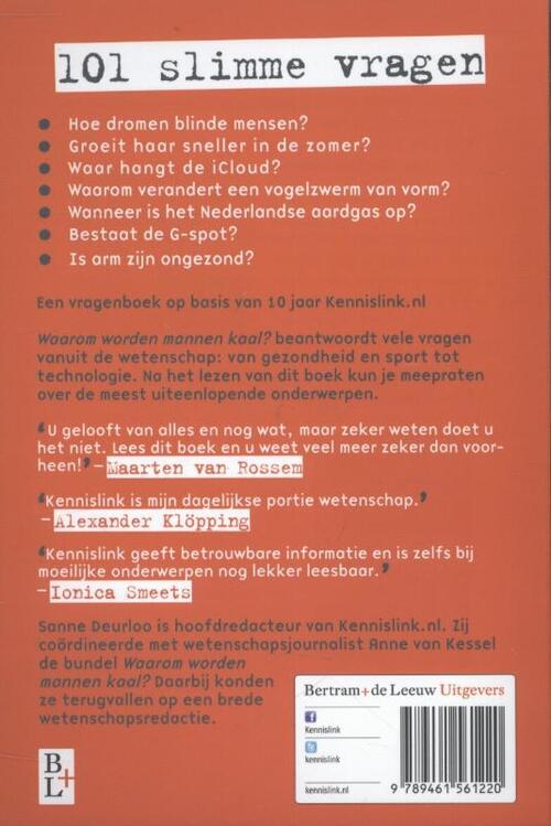 Waarom worden mannen kaal?