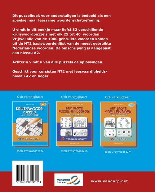 Kruiswoordpuzzels voor anderstaligen