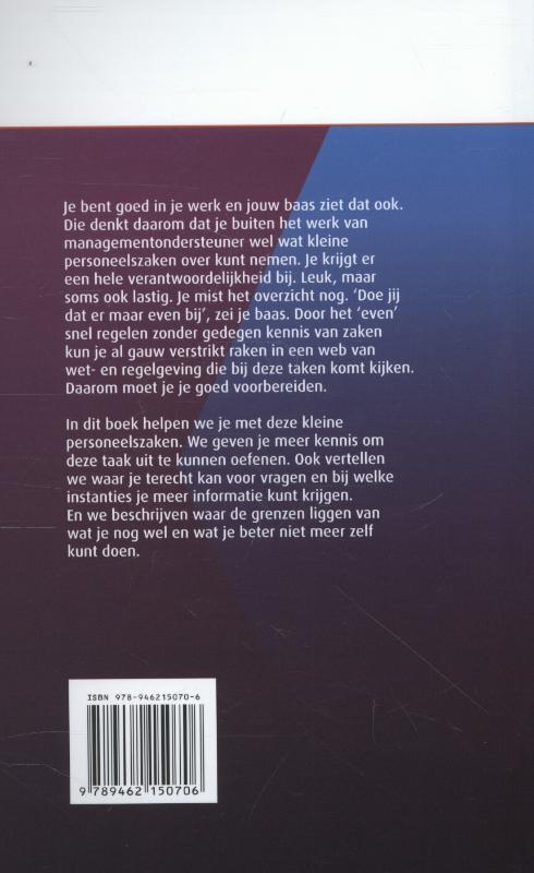 HR-taken voor managementondersteuners