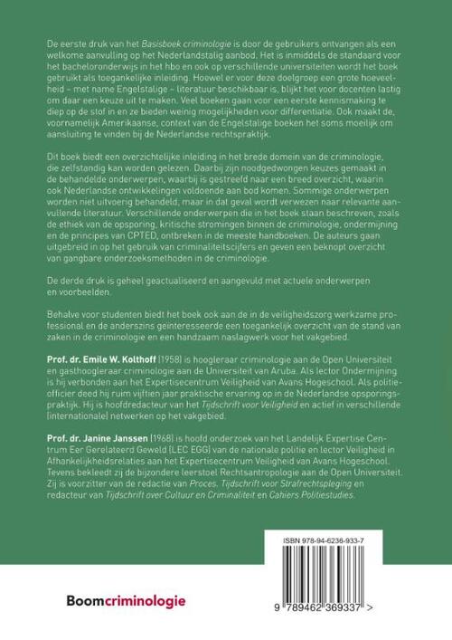 Basisboek criminologie