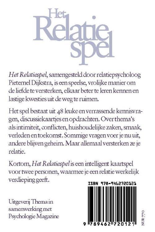 Het relatiespel