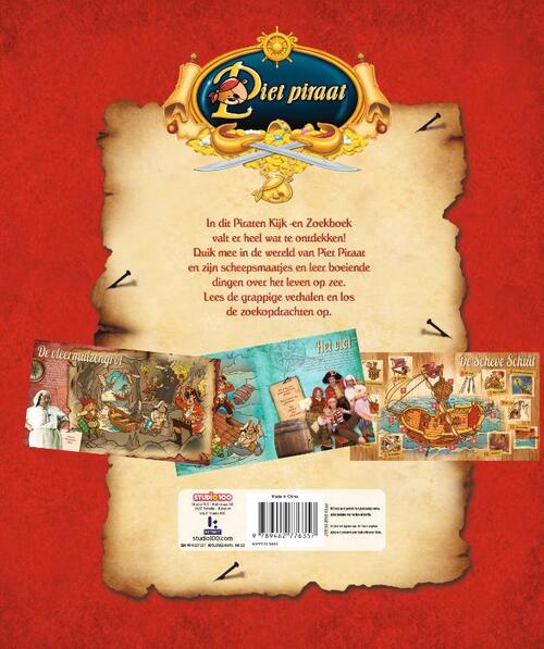 Piet Piraat : Het piraten kijk- en zoekboek