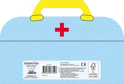 Bumba : Vormkartonboek - Wat zit er in de dokterstas?