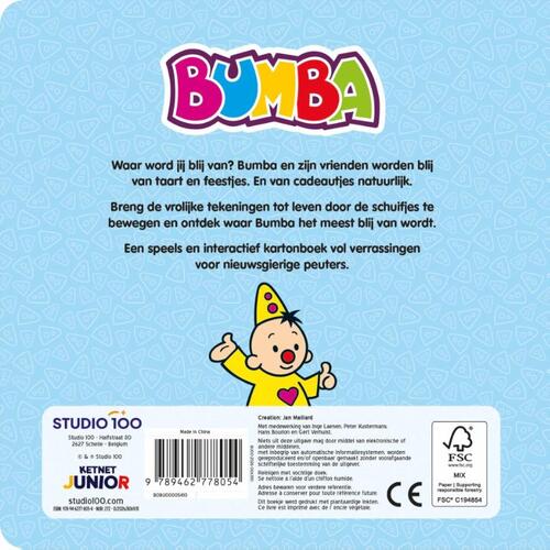 Bumba : kartonboek met schuifjes - Kleine gelukjes