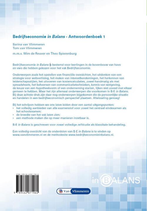 Bedrijfseconomie in Balans