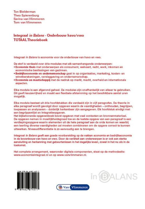 Integraal in Balans - Totaal theorie