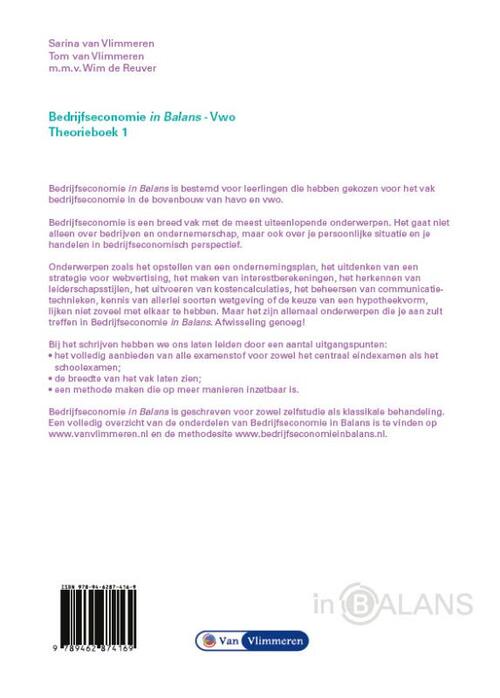Bedrijfseconomie in Balans