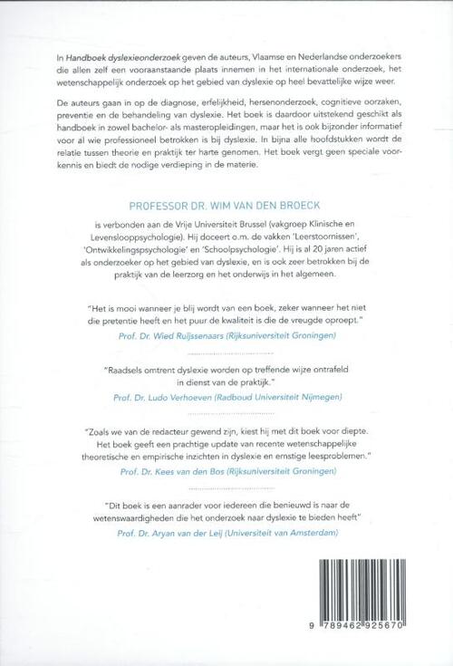 Handboek dyslexieonderzoek