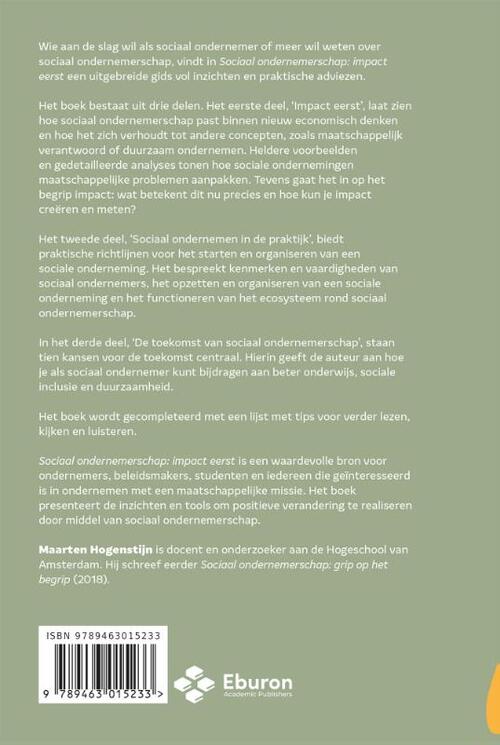 Sociaal ondernemerschap: impact eerst