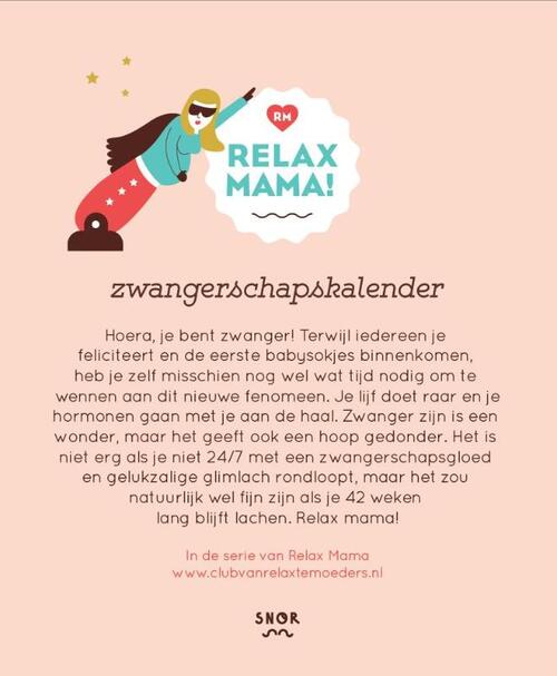 Relax mama zwangerschapskalender