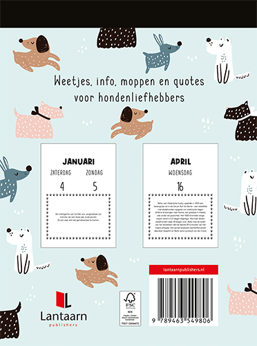 Scheurkalender Hondenbaasjes 2025