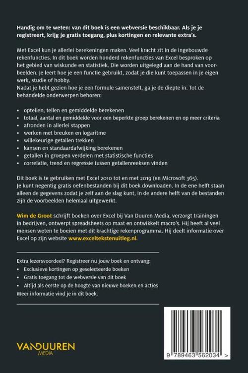 Functies voor wiskunde en statistiek in excel