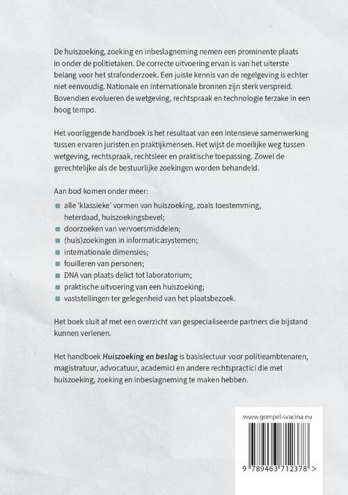 Huiszoeking en beslag