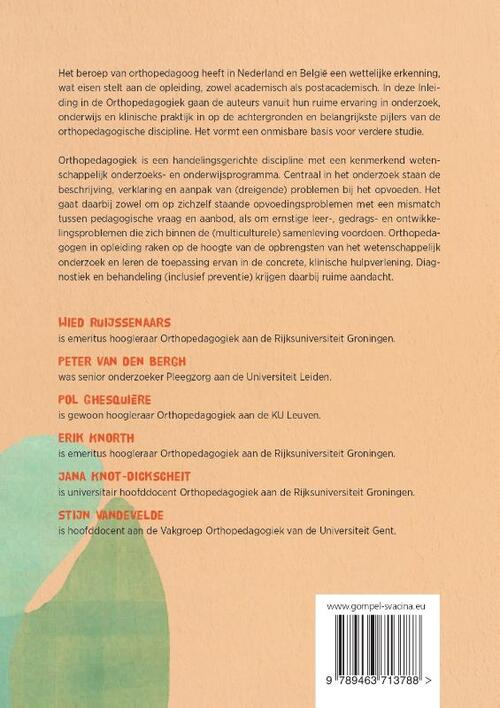 Inleiding in de Orthopedagogiek