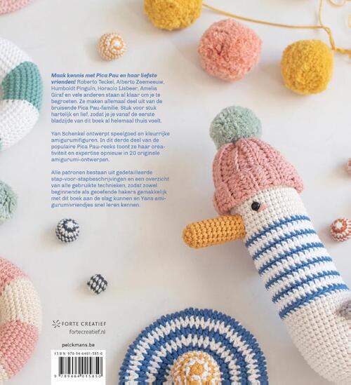 Maak 20 kleurrijke amigurumidiertjes