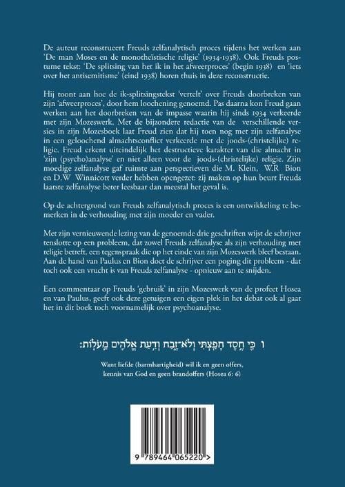 Freuds laatste zelfanalyse (1934-1938)