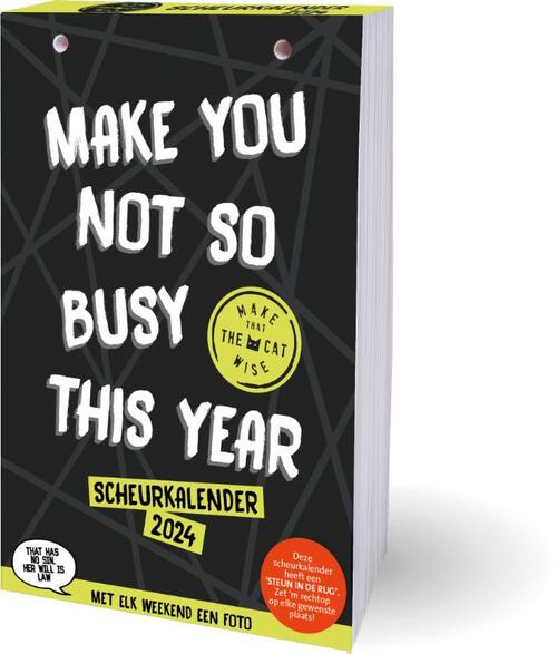 Make That The Cat Wise scheurkalender 2024
