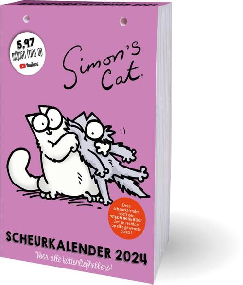 Simon's Cat scheurkalender 2024, Interstat International Stationary