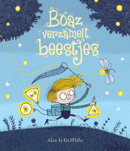 Boaz verzamelt beestjes