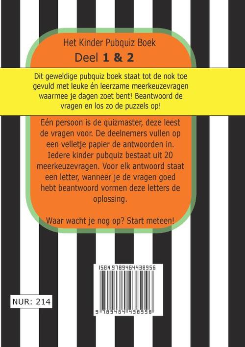 Het Kinder Pubquiz-boek