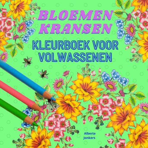Bloemenkransen kleurboek voor volwassenen
