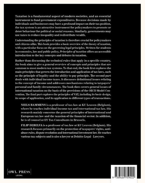 Principles of Taxation