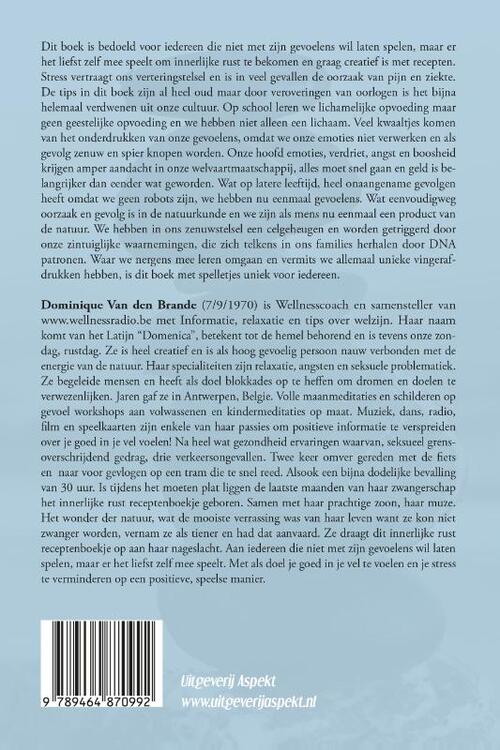 Het innerlijke rust receptenboekje