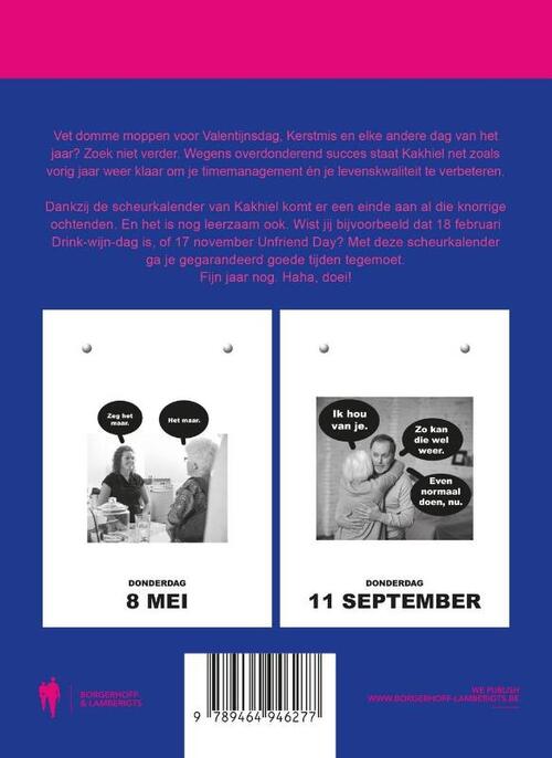 Kakhiel scheurkalender