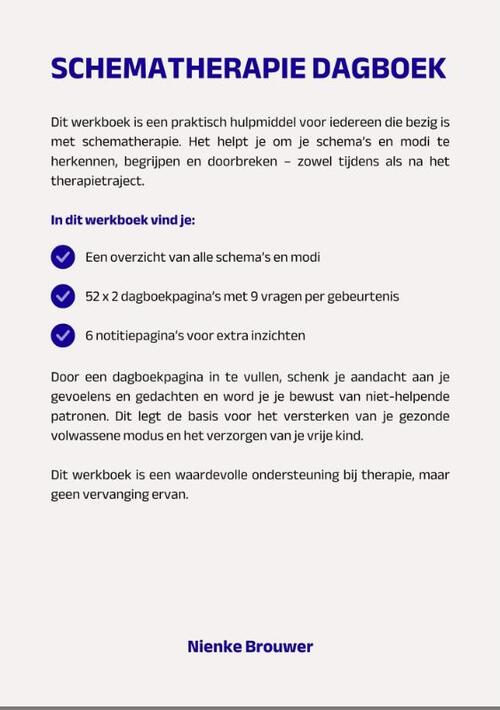 Schematherapie Dagboek