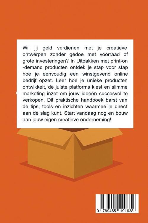 Uitpakken met print-on-demand producten