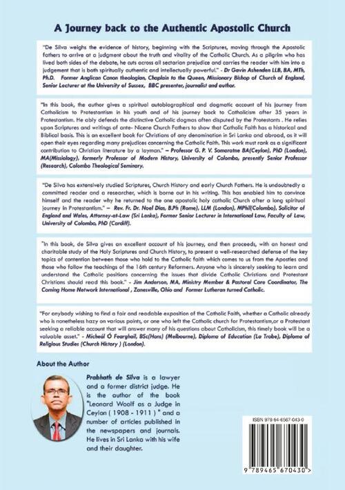 A Journey back to the Authentic Apostolic Church