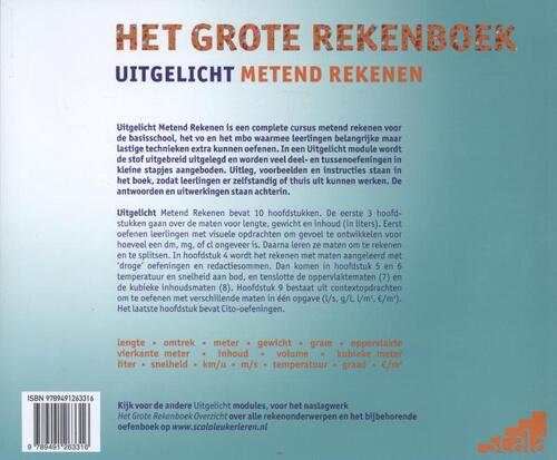 Het grote rekenboek uitgelicht metend rekenen