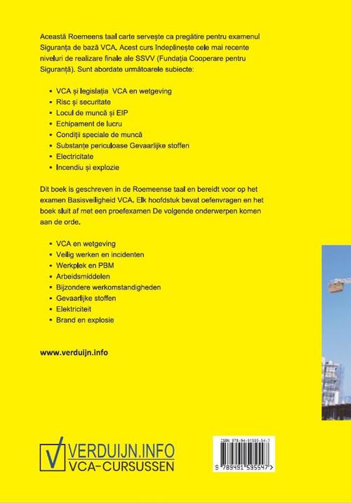 Basisveiligheid VCA in het Roemeens