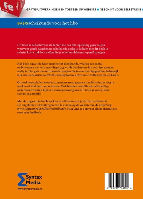 Basisscheikunde voor het HBO