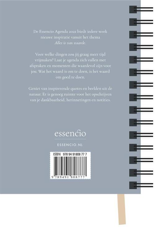 Essencio Agenda klein (A6) Boek | 9789491808777 | ReadShop