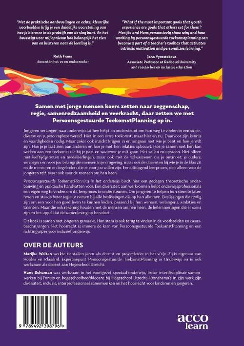 Persoonsgestuurde toekomstplannning in het onderwijs