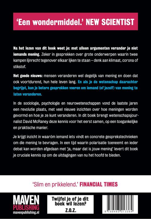 Hoe verander je een mening?