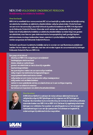NEN 3140 Voldoende onderricht persoon