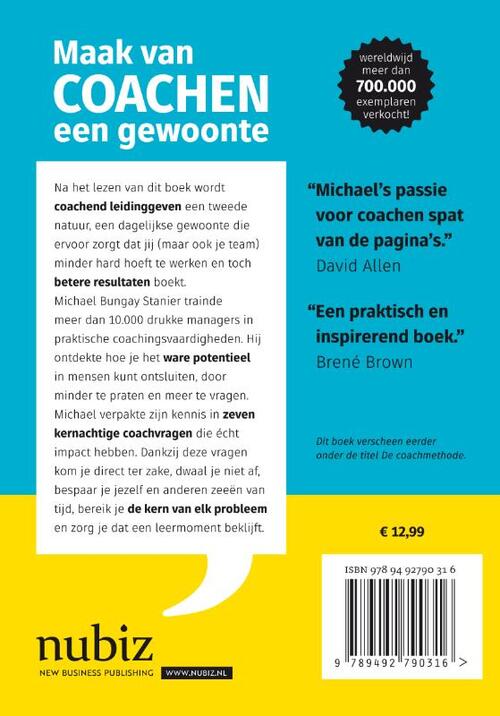 Maak van coachen een gewoonte